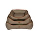 Cama Confort Urban Puppy Retangular Sarja Caqui Para Cães E Gatos - Tamanho G - Tamanho G