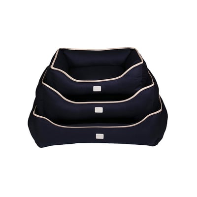 Cama Confort Urban Puppy Sarja Marinho Tamanho G Para Cães E Gatos