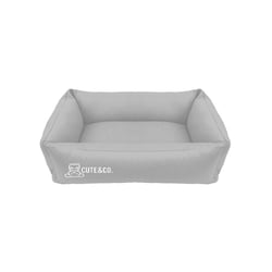 Cama Cute&Co Microfibra Cinza Tamanho G Para Cães E Gatos