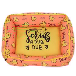 Cama Emporium Distripet Duck Laranja Tam.M Para Cães E Gatos
