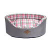 Cama Xadrez Bichinho Chic Europa Rosa P Para Cachorros