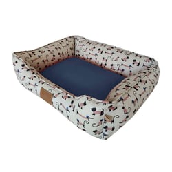 Cama Fábrica Pet Bistrô Azul Para Cães E Gatos - Tamanho G