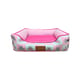 Cama Fábrica Pet Fluffy Rosa Para Cães E Gatos - 1 Unidade - Tamanho M - Tamanho M
