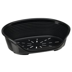 Cama Ferplast Siesta Deluxe Para Cães Preto - 1 Unidade