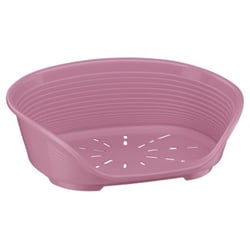 Cama Ferplast Siesta Deluxe Rosa Tamanho 4 Para Cachorros
