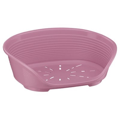 Cama Ferplast Siesta Deluxe Rosa Tamanho 4 Para Cachorros
