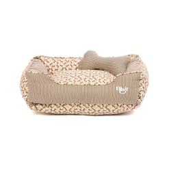 Cama Flicks Ossinho Bege Para Cães Tamanho G - 1 Unidade