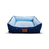 Cama Juli Soninho Azul Baw Waw Para Cães E Gatos - Tamanho G