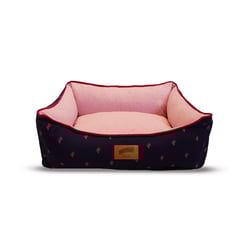 Cama Juli Soninho Rosa Baw Waw Para Cães E Gatos - Tamanho GG