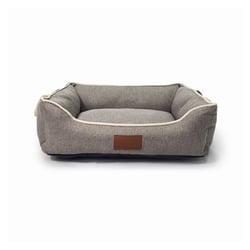 Cama Linho Balbek Fábrica Pet Tam.P Para Cães E Gatos - Cinza