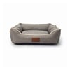 Cama Linho Balbek Fábrica Pet Tam.P Para Cães E Gatos - Cinza