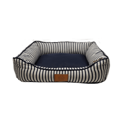 Cama Listra M Azul Para Cachorros