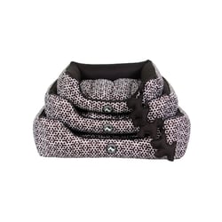 Cama Luxo Geometric Flower Acapulco Pet Soneca Para Cães E Gatos - 1 Unidade