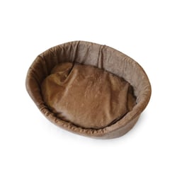 Cama Luxo Pet Europa Sued Marrom Para Cães - Tamanho 3