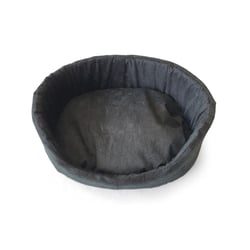 Cama Luxo Pet Europa Sued Preta Tamanho 3 Para Cachorros