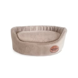 Cama Luxo São Benedito Europa Sued Bege Para Cães - Tamanho 1