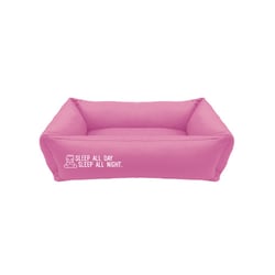 Cama Microfibra Cute&Co Rosa M Para Cães E Gatos - 1 Unidade