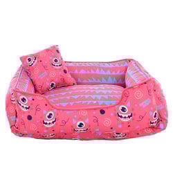 Cama Monstrinho Pink Emporium Tam.P Para Cães E Gatos