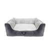 Cama Moscou Bichinho Chic Cinza P Para Cachorros