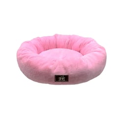 Cama Nuvem Pelúcia Rosa Tamanho P Fábrica Pet Para Cães E Gatos