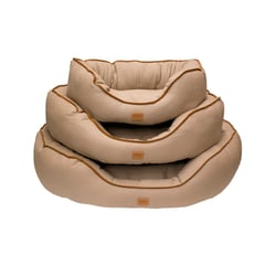 Cama Oval Sarja Caqui Para Cães E Gatos - 1 Unidade - Tamanho P