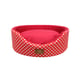 Cama Oval Unic Vermelha Fábrica Pet Para Cães E Gatos - 1 Unidade - Tamanho P - Tamanho P