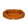 Cama Oval Urban Puppy Sarja Ocre Tam.P Para Cães E Gatos