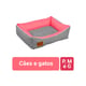 Cama Petz Chevron Rosa Para Cães - 1 Unidade - Tamanho P - Tamanho P