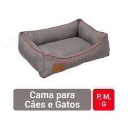 Cama Petz Cinza - Tamanho P