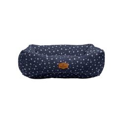 Cama Petpuf Premium Azul Tam.P Para Cães E Gatos