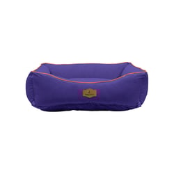 Cama Petpuf Premium Roxa Tam. P Para Cães E Gatos