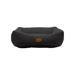 Cama Premium Petpuf Preta Tam.P Para Cães E Gatos