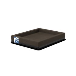 Cama Probel Própet Foam Marrom E Preto Para Cães E Gatos