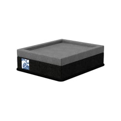 Cama Própet Plus Probel Para Cães E Gatos - Cinza E Preto - Tamanho 1