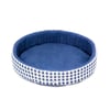 Cama Redonda Fabrica Pet Azul P