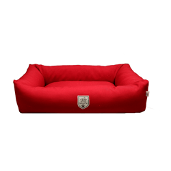 Cama Retangular Fábrica Pet Gg Vermelha Para Cães E Gatos - Tamanho GG