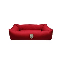 Cama Retangular Fábrica Pet Vermelha Para Cães E Gatos - Tamanho G