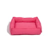 Cama Retangular Spike Rosa Para Cães E Gatos