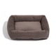 Cama Retangular Veludo Spike Café M Para Cachorros E Gatos - Tamanho M - Tamanho M