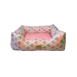 Cama Rosa Angélica Griff Dog Tamanho 3 Para Cães E Gatos