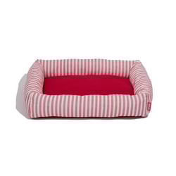 Cama Spike Listra Coral Para Cães E Gatos