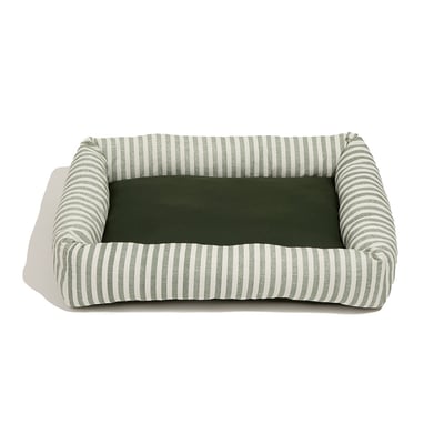 Cama Spike Listra Verde Tamanho G Para Cães E Gatos