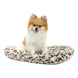 Cama Super Fofa Onça Bichinho Chic Bege P - 1 Unidade