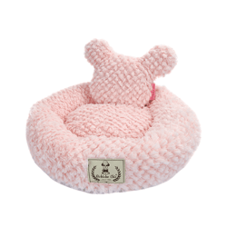 Cama Teddy Bichinho Chic Rosa Tamanho P