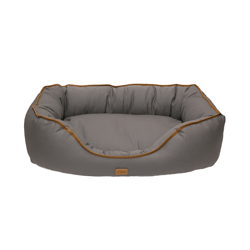 Cama Urban Puppy Oval Cinza Para Cães E Gatos Tam P