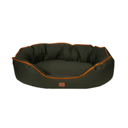 Cama Urban Puppy Oval Musgo Tam. P Para Cães E Gatos