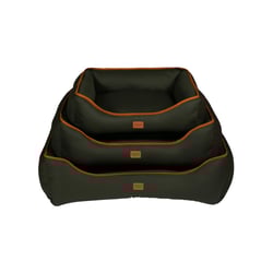 Cama Urban Puppy Retangular Confort Sarja Lisa Musgo Para Cães E Gatos - 1 Unidade - Tamanho P
