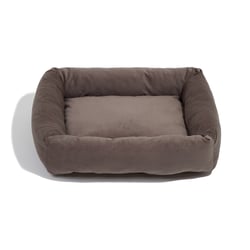Cama Veludo Café Spike Para Cães E Gatos - 1 Unidade - Tamanho P
