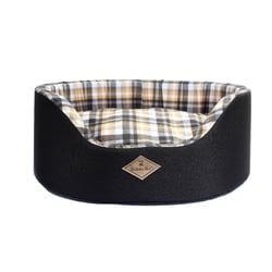 Cama Xadrez Bichinho Chic Preta P Para Cachorros