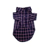 Camisa Social Acapulco Pet Xadrez Roxo Para Cães E Gatos - 1 Unidade - Tamanho G